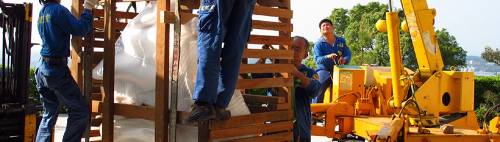 三芝圓覺廟-客製精雕千手觀音白玉佛像